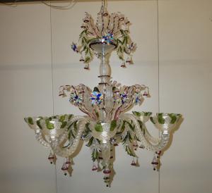 Großer Murano-Glas-Kronleuchter